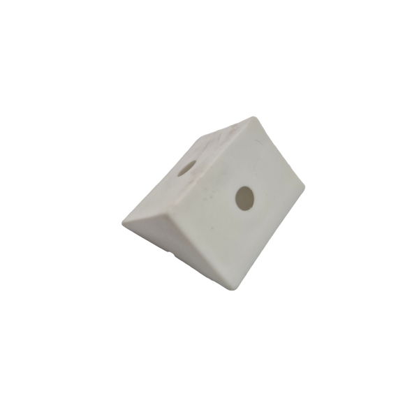 Bracket Corner 15x15mm PVC White 1pc
