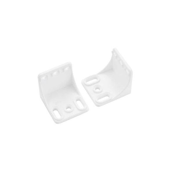 Bracket Corner 45x45x45mm PVC White 1pc