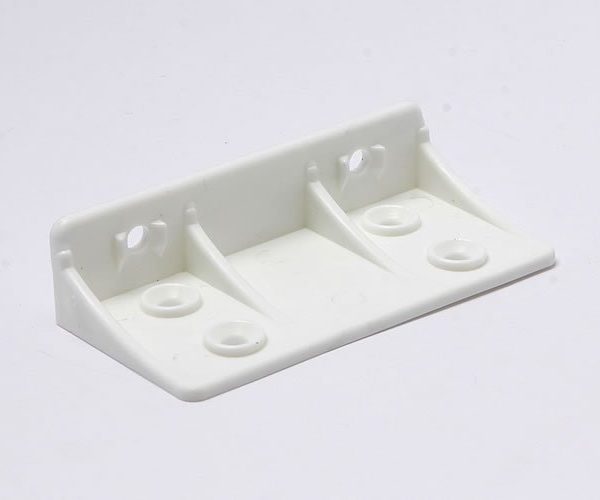 Bracket Facia 90x40x20mm PVC White 1pc