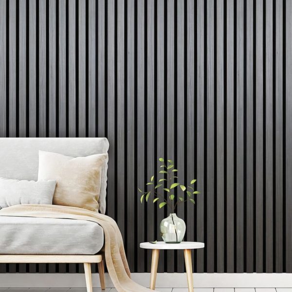 Wall Cladding Grey Stripe/Black Back 2900x165mm