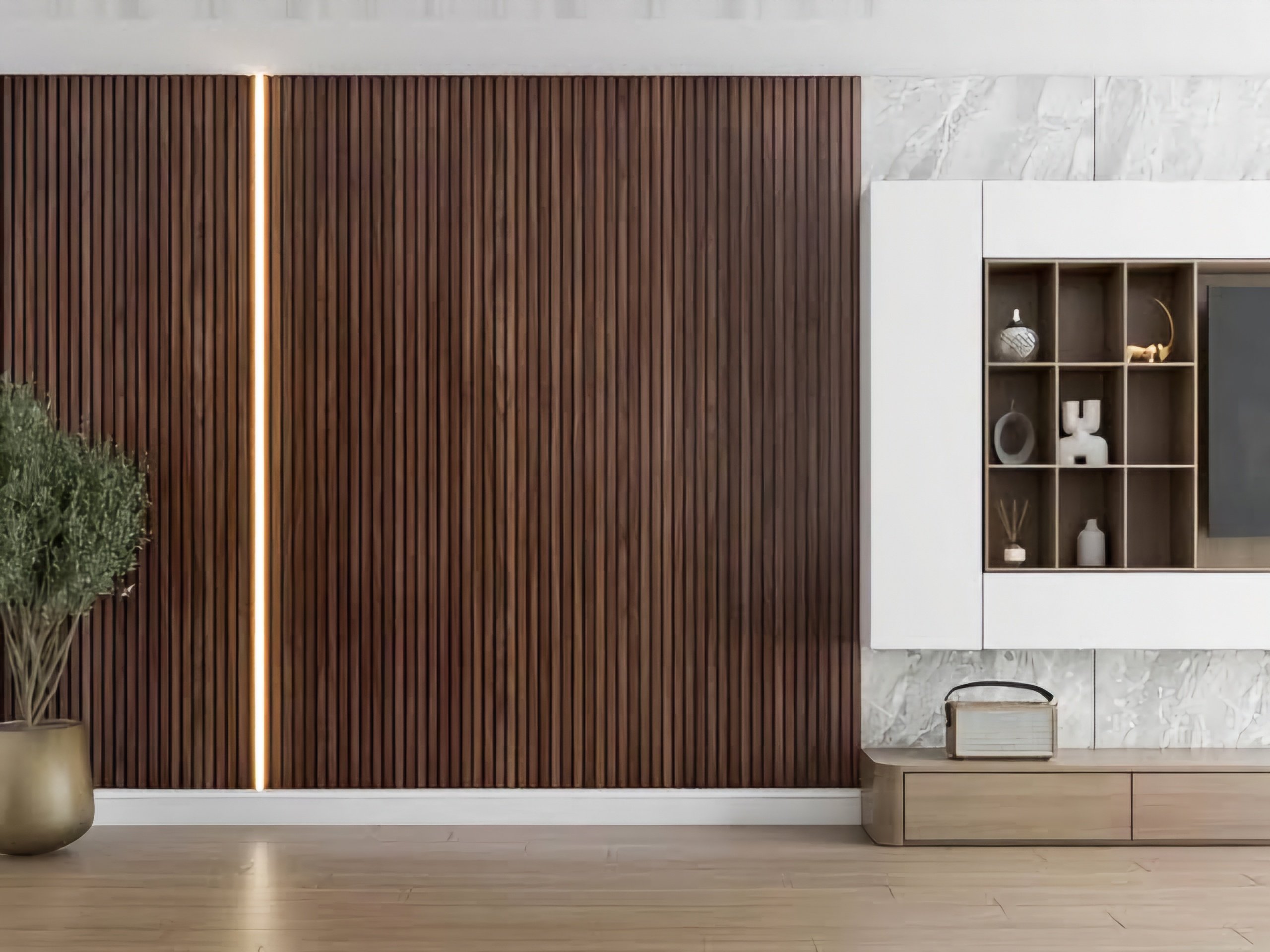Wall Cladding Dark Brown 2900x165mm