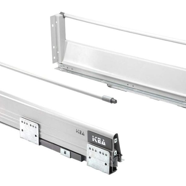 Metal Box System Grey 500 x 135mm With Rod