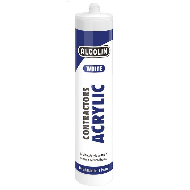 Alcolin Contractors White Acrylic 260ml