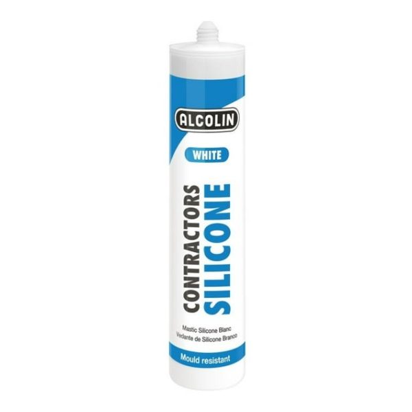 Alcolin Contractors Silicone White 260ml