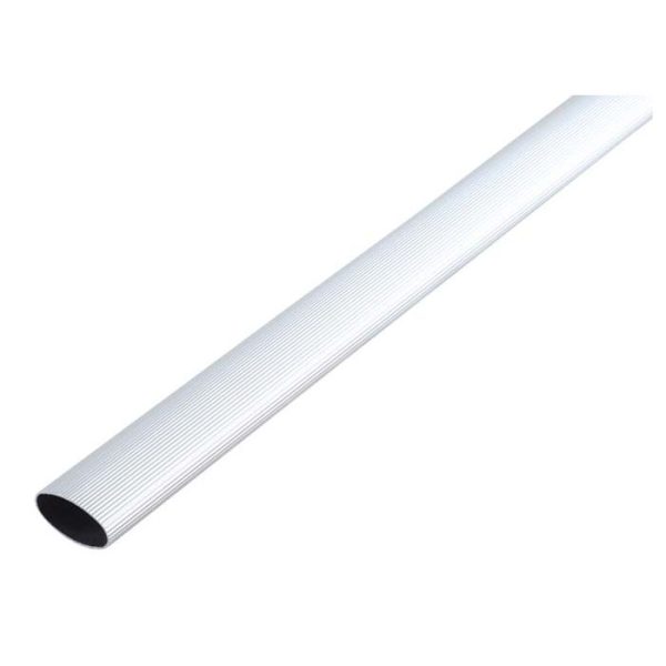 Profile Oval Tube 19mm Aluminium Per 1m