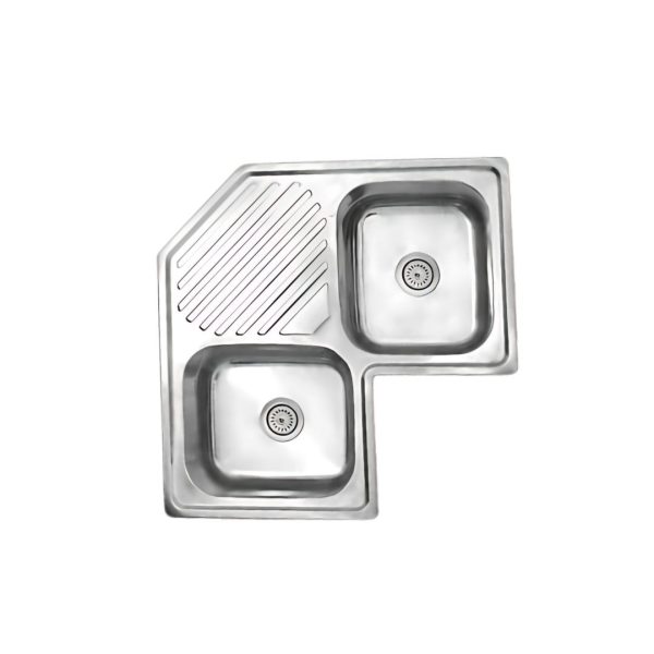 Aqualux Corner Drop-In Sink