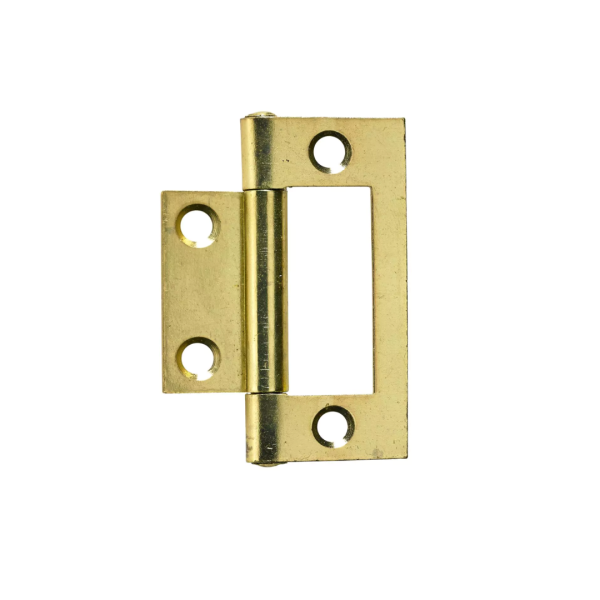 Flush Hinge – Brass Plated