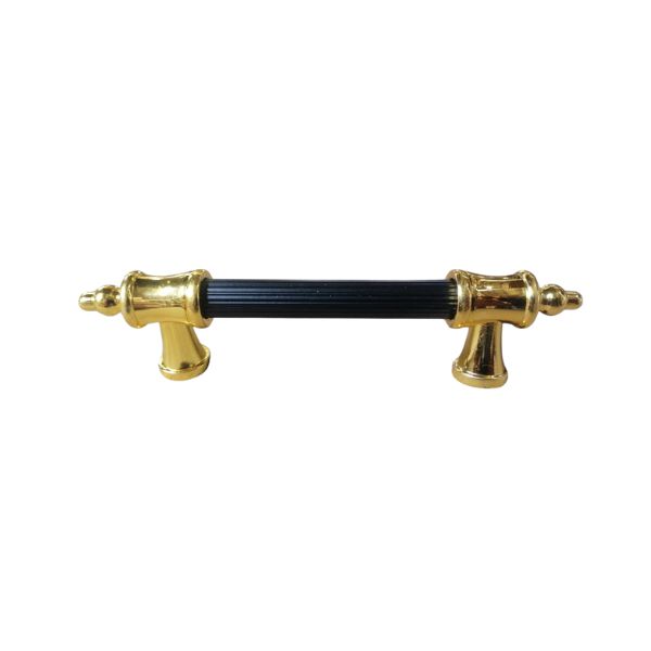 Round Handle –  Gold & Black