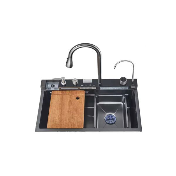 Top Mount Pinnacle Sink – Black